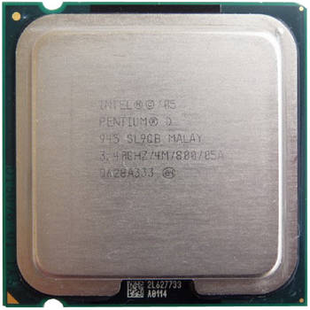 Процесор Intel Pentium D 945, 2 ядра, 3.4ГГц, LGA 775