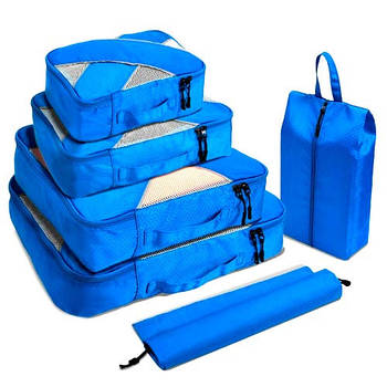 Набір дорожніх сумок органайзерів в чемодан 6шт для подорожей P.Travel