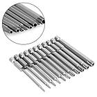 Набір насадок біт 11шт Torx 75мм Т6-Т40 з отвором, 6-гранні магнітні, фото 2