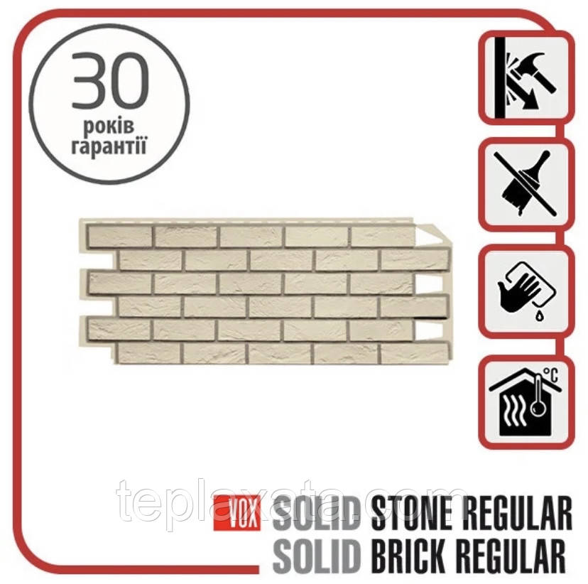 ОПТ — Фасадна панель VOX Solid Brick Цегла Coventry (0,42 м2)