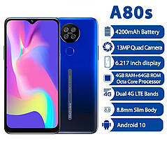 Смартфон Blackview A80s Red 8 ядер 4/64 gb 4200мАг 6.21"НОВИНКА, фото 4