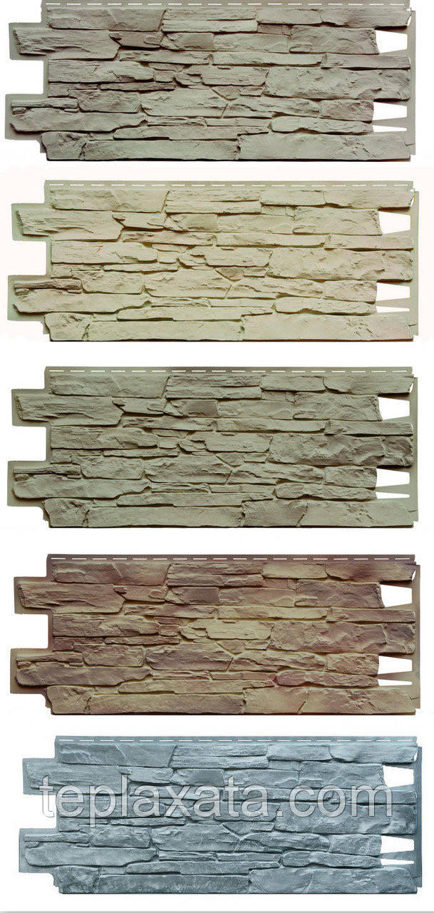 ОПТ - Сайдинг цокольный VOX Solid Stone Камень Umbria (0,42 м2) - фото 6 - id-p708585489