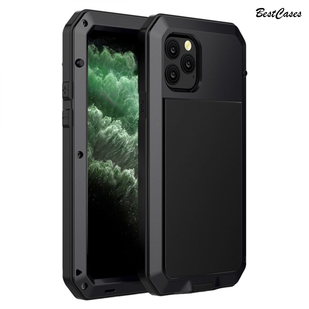 Протиударний чорний чоловічий чохол Lunatik Taktik Extreme на болтах 360' для iPhone 12 Pro Max - фото 1 - id-p1379455634