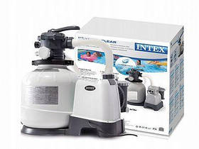 Фільтр - насос пісочний «Intex» 26648 Kristal Clear™ (220-240V, обсяг 10000 л/год)