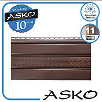 ОПТ - Сайдинг ASKO Софит (Коричневый) 1,07 м2