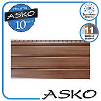 Сайдинг ASKO Панель Софит (Орех) 1,07 м2