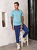 Чоловічі спортивні штани з манжетами з турецького трикотажу Tailer розміри 46-54, фото 9