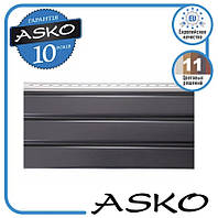 Сайдинг ASKO Софит (Графит) 1,07 м2