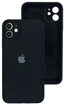 Чохол Silicone case Full Camera Protective для IPhone 12 Black чорний