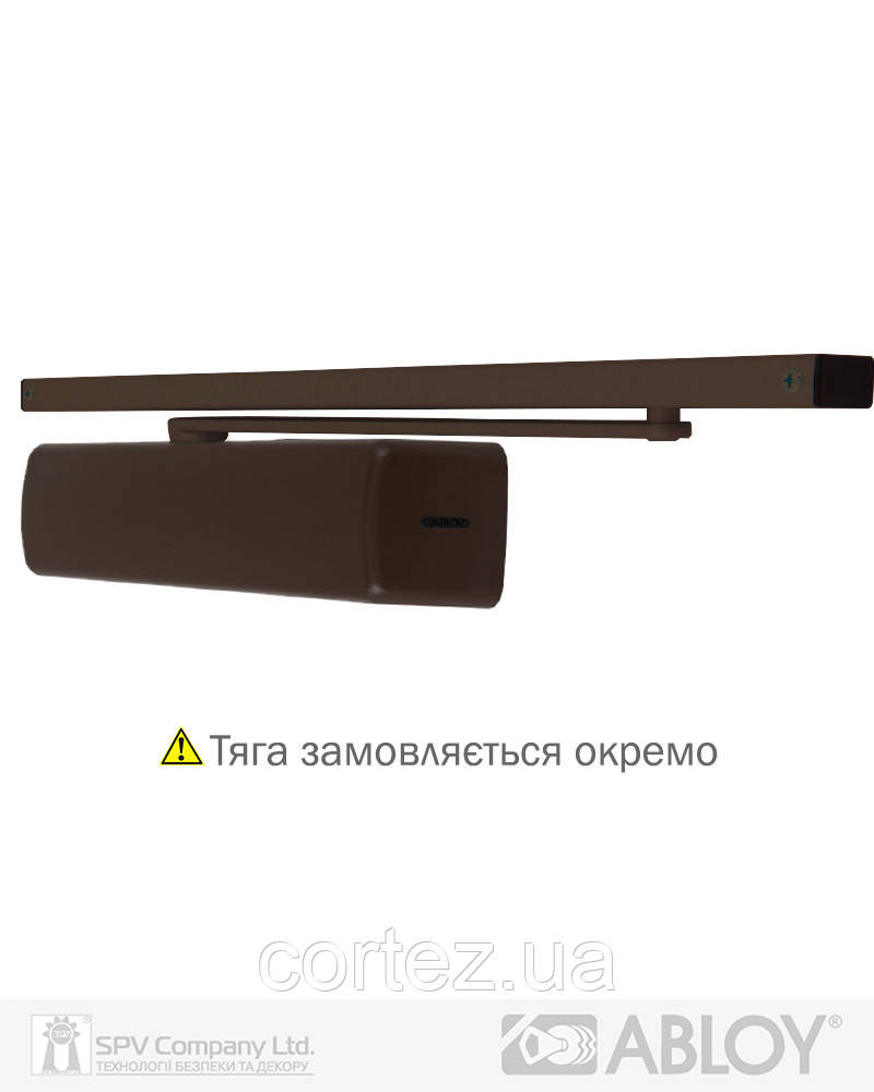 Дотягувач накладний ABLOY CAM DC250 BROWN BC W/O_ARM EN_1-6 до_120кг 1400мм FIRE