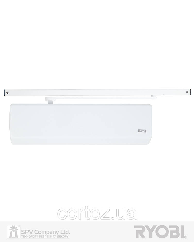 Дотягувач накладний RYOBI 4550 DS-4550T WHITE BC/DA SLD_HO_ARM EN_1-4 до_80кг 1100мм, фото 1