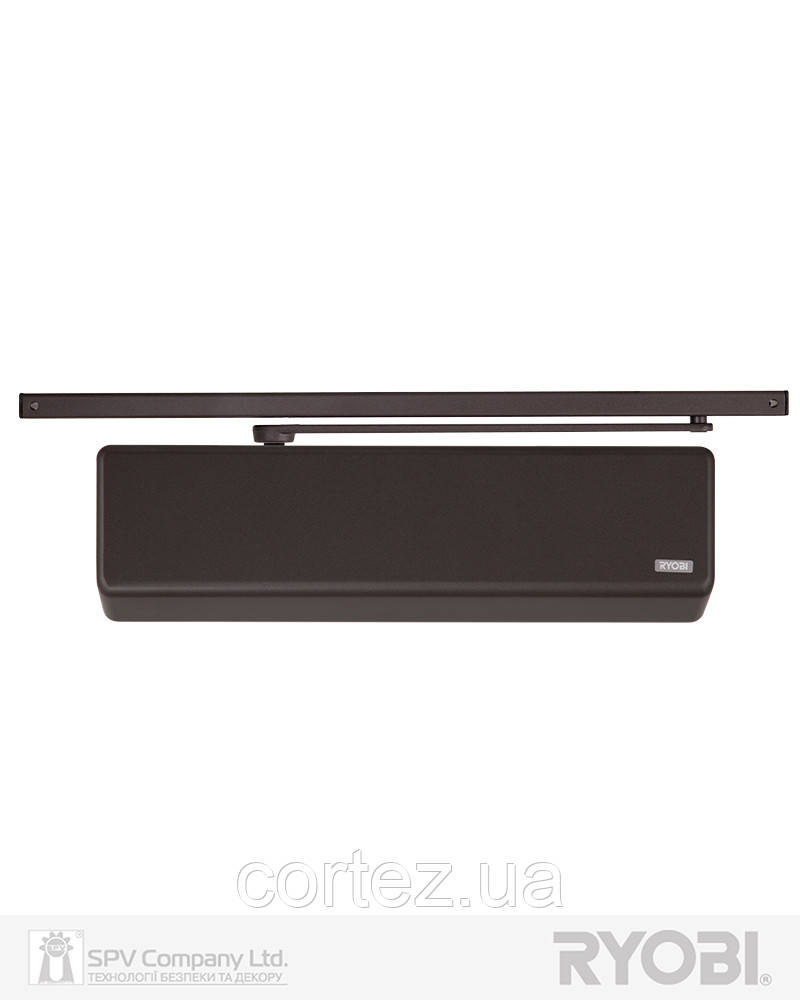 Дотягувач накладний RYOBI 4550 DS-4550T DARK_BRONZE BC/DA SLD_HO_ARM EN_1-4 до_80кг 1100мм, фото 1