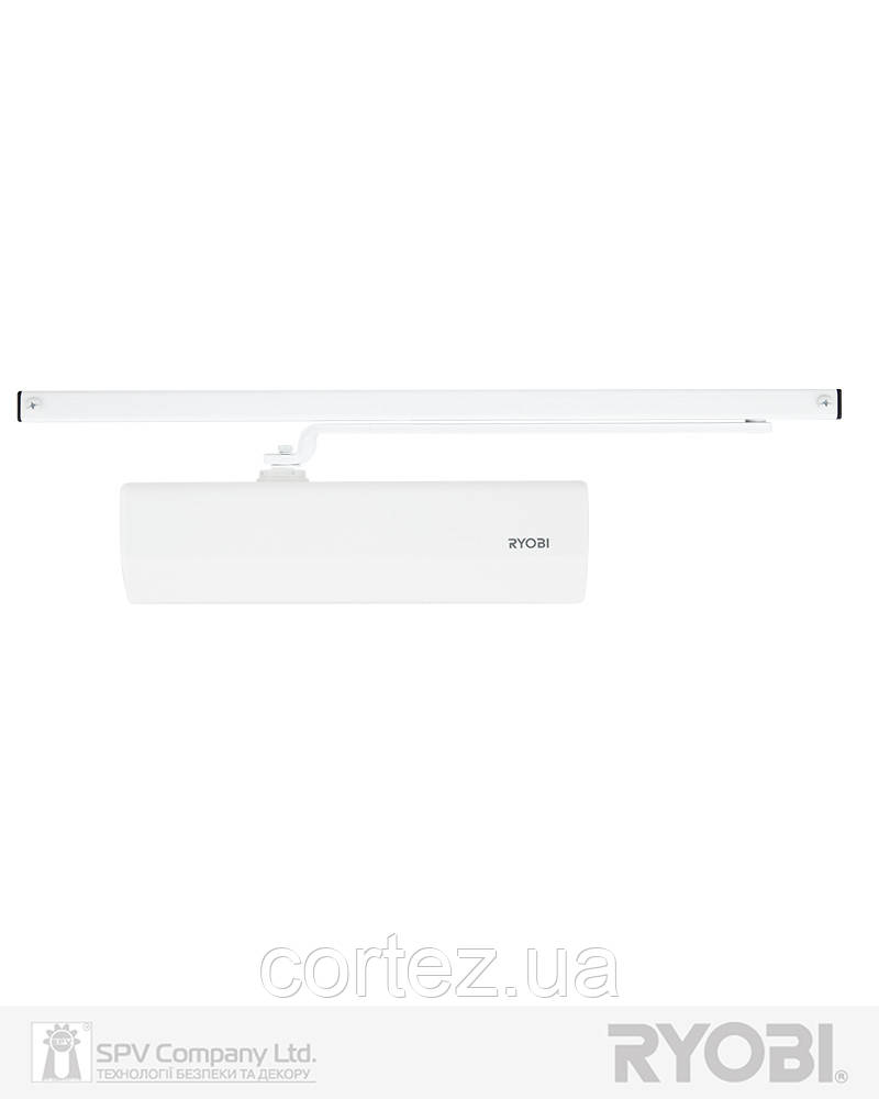 Дотягувач накладний RYOBI 2000 DS-2050T GLOSSY_WHITE BC SLD_HO_ARM EN_3 60кг 950мм