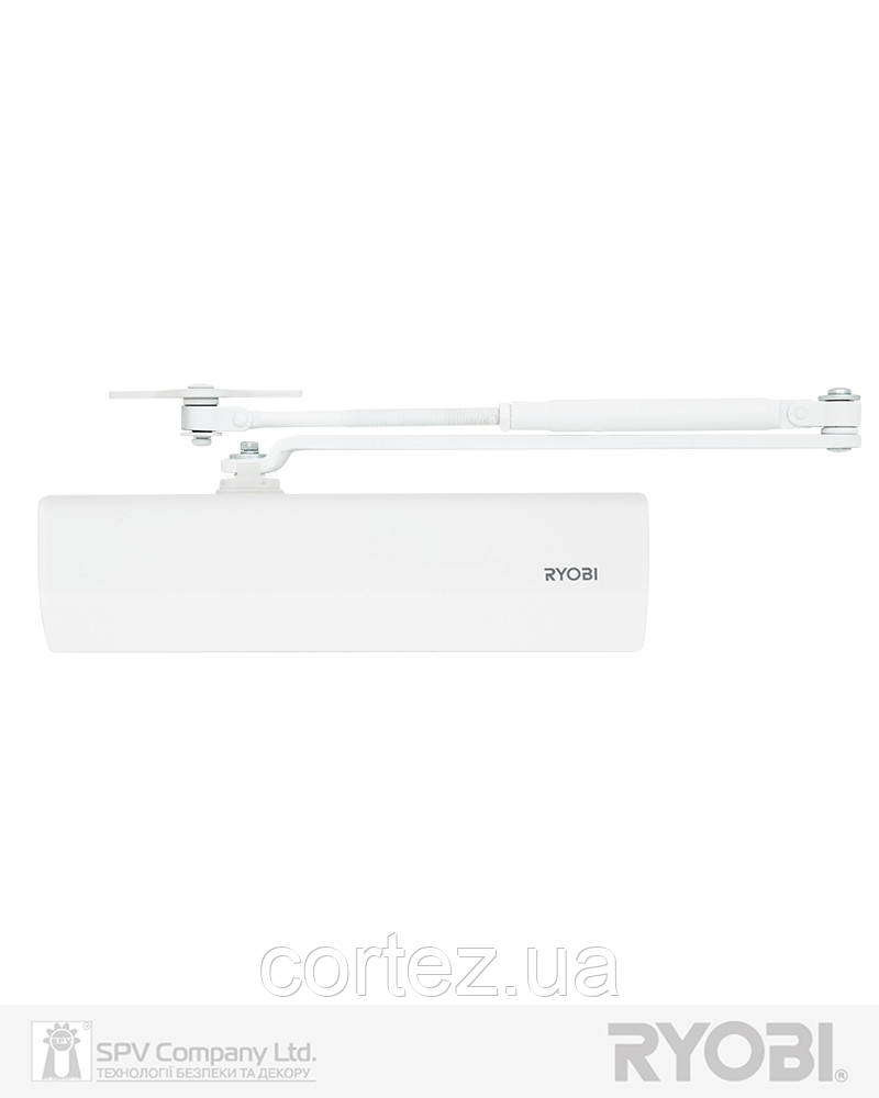 Дотягувач накладний RYOBI 2550 D-2550 GLOSSY_WHITE BC UNIV_ARM EN_1-4 до_80кг 1100мм FIRE