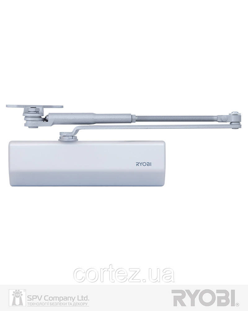 Дотягувач накладний RYOBI *1500 DS-1554P SILVER PRL_HO_ARM EN_2/3 до_60кг 965мм