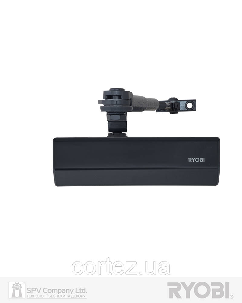 Дотягувач накладний RYOBI *1500 DS-1554 GREY_ANTHRACITE STD_HO_ARM EN_2/3/4 до_80кг 1100мм