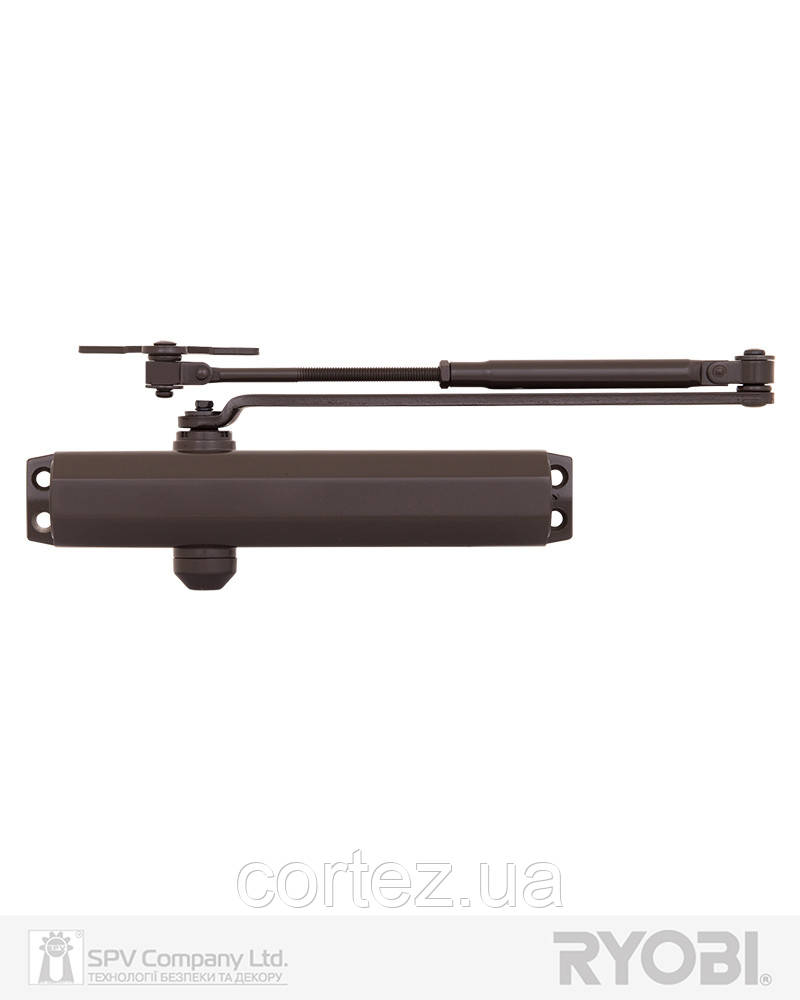 Дотягувач накладний RYOBI 2000 D-2005V DARK_BRONZE BC UNIV_ARM EN_3/4/5 до_100кг 1250мм FIRE, фото 1