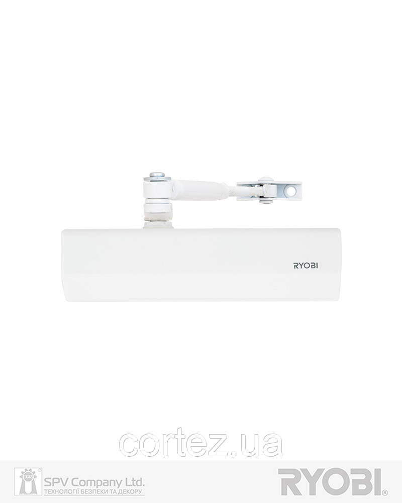 Дотягувач накладний RYOBI 2000 D-2055V GLOSSY_WHITE BC STD_ARM EN_3/4/5 до_100кг 1250мм FIRE