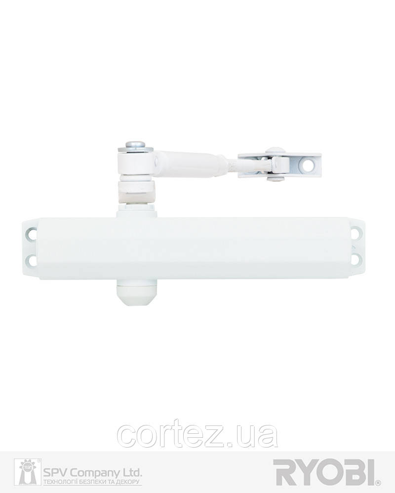 Дотягувач накладний RYOBI 2000 D-2005V GLOSSY_WHITE BC STD_ARM EN_3/4/5 до_100кг 1250мм FIRE