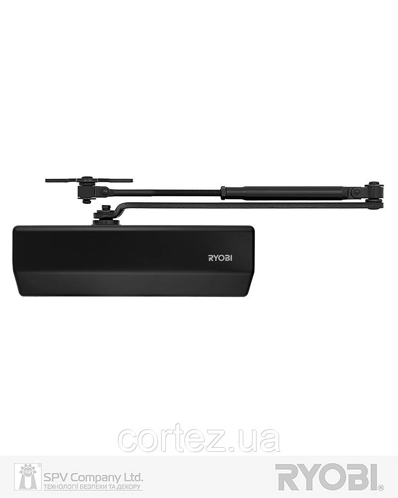 Дотягувач накладний RYOBI *1500 D-1554 BLACK UNIV_ARM EN_2/3/4 до_80кг 1100мм FIRE