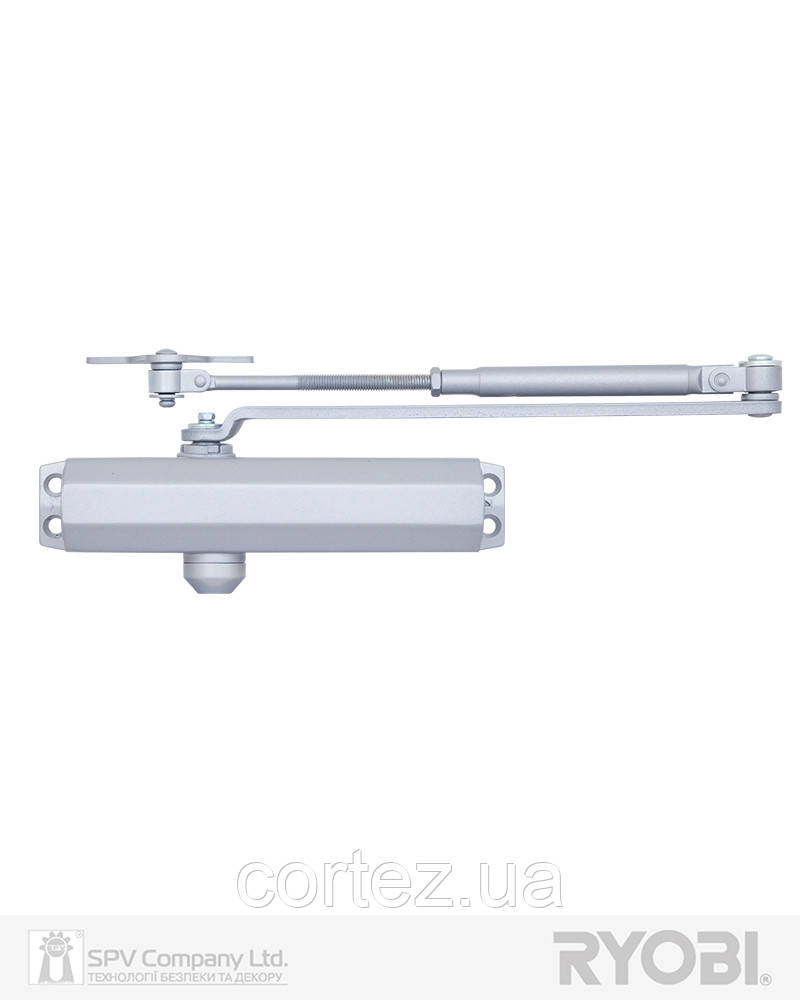 Дотягувач накладний RYOBI *1500 D-1504 SILVER UNIV_ARM EN_2/3/4 до_80кг 1100мм FIRE