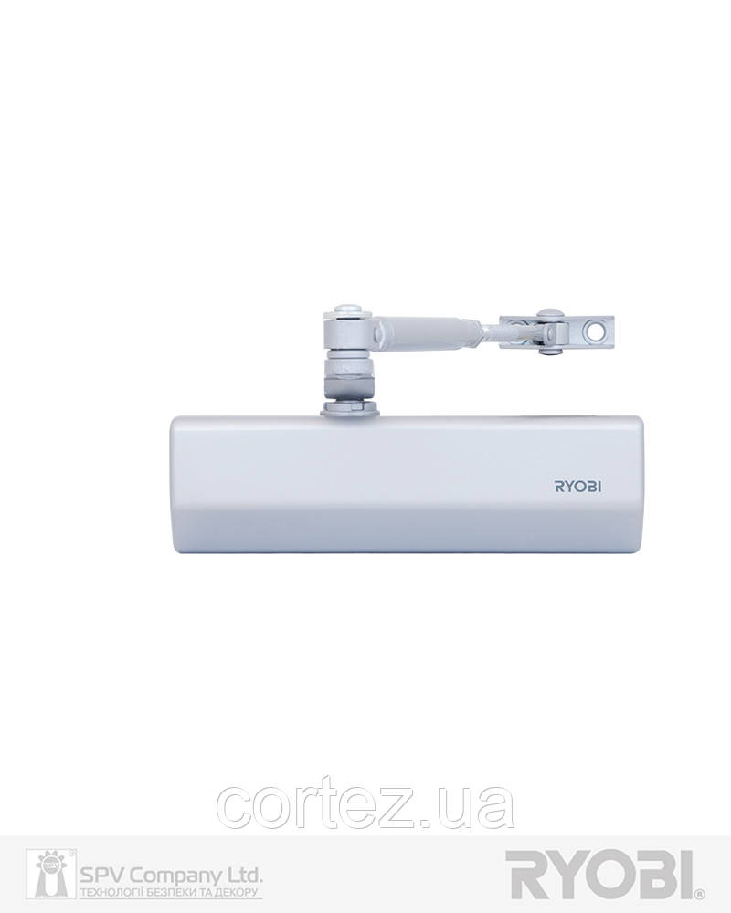 Дотягувач накладний RYOBI *1500 D-1554 SILVER STD_ARM EN_2/3/4 до_80кг 1100мм FIRE