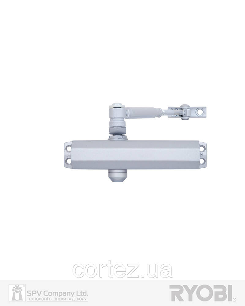 Дотягувач накладний RYOBI *1500 D-1504 SILVER STD_ARM EN_2/3/4 до_80кг 1100мм FIRE