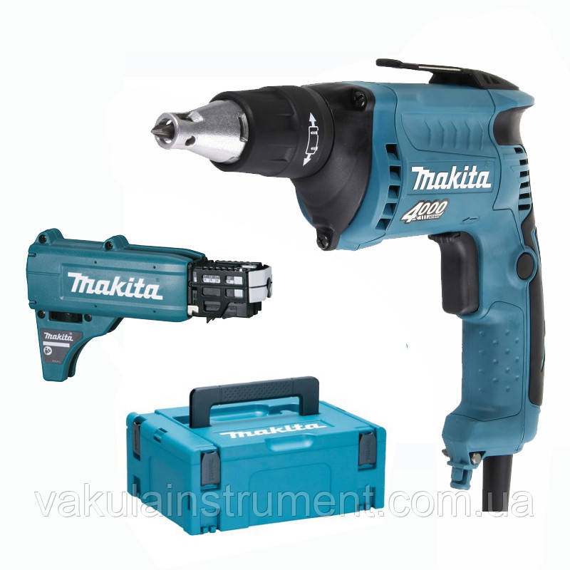 Мережевий шупуповерт з гіпсокартону Makita FS4300JX2