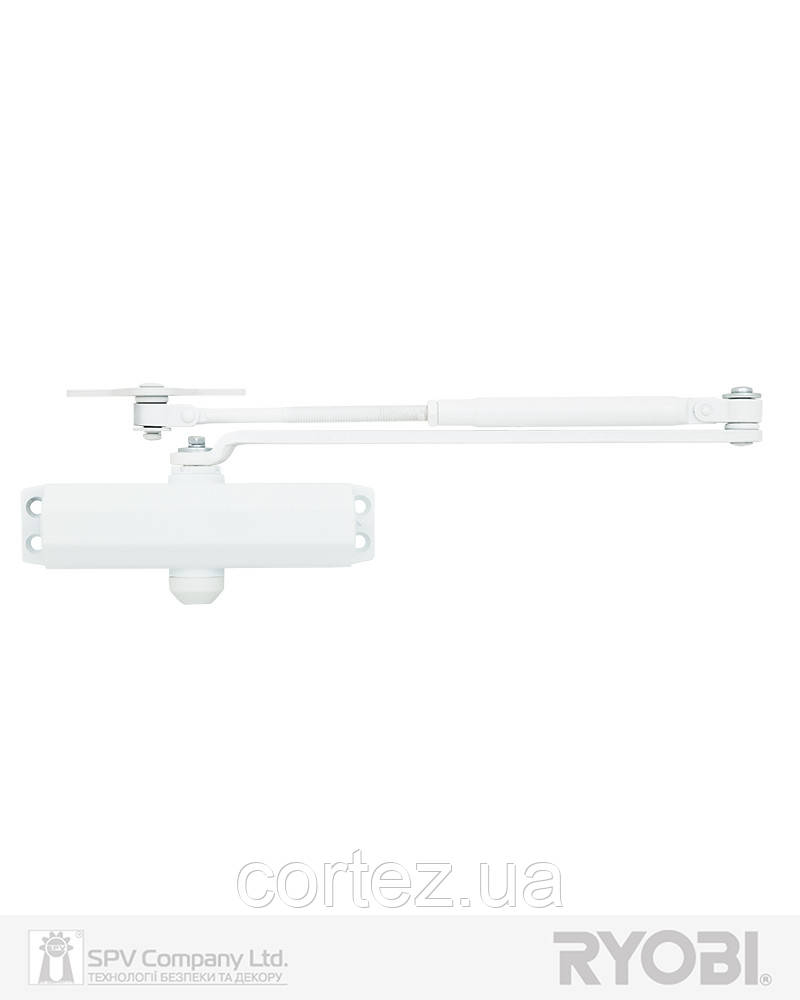 Дотягувач накладний RYOBI *8800 8803 GLOSSY_WHITE UNIV_ARM EN_2/3 65кг 965мм FIRE