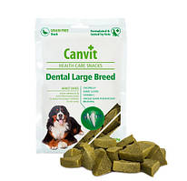 Canvit Dental Large Breed (Канвіт Дентал) напіввологі функціональні ласощі для собак 250 г