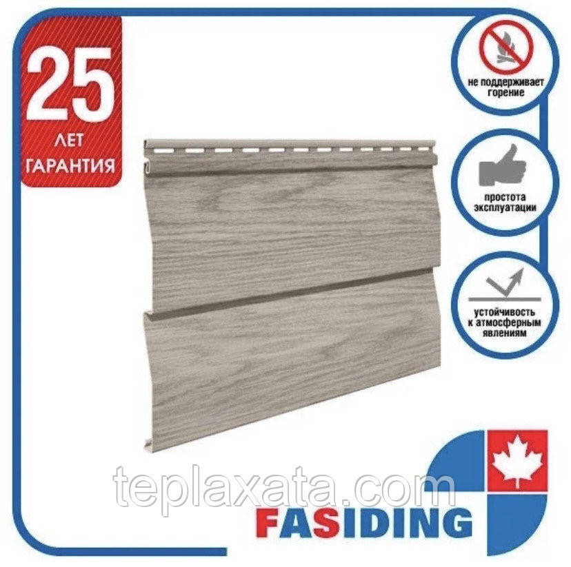 Сайдинг FASIDING WOODHOUSE Дуб морений (0,75 м2)