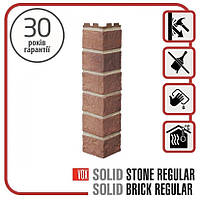 Сайдинг VOX Solid BRICK Цегляний Кут зовнішній, 0,42 м