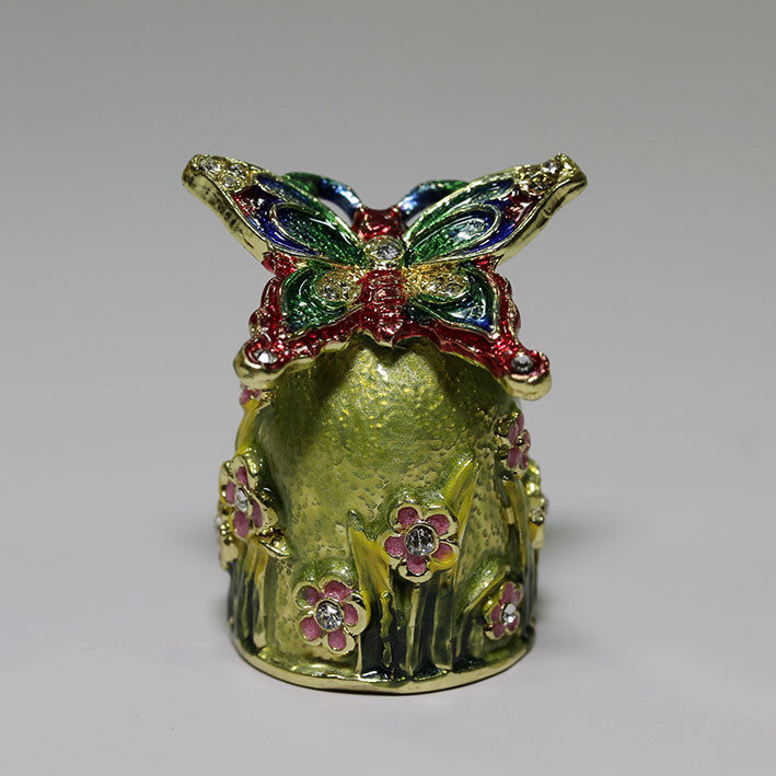 Наперсток колекційний під Фаберже Метелик, фото 1