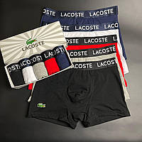 Lacoste набор мужских трусов, боксеры Лакоста Дарк хлопок 5 штук L