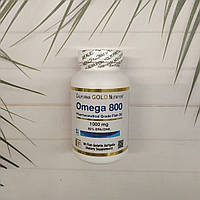 California Gold Nutrition  Omega 800 90 soft 1000 mg 800mg fish oil, омега 3