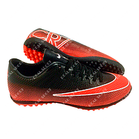 Футбольные бампы (сороконожки) Nike Mercurial CR7 B1625-2 Black, р. 38