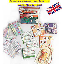 Навчально-ігровий матеріал "Вчимося читати англійською. Лото PLAY & READ"