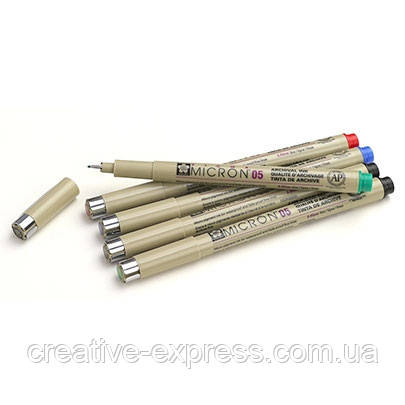 Лінер PIGMA Micron (0.05), 0,2мм, Зелений, Sakura