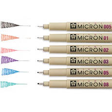 Лінер PIGMA Micron (0.1), 0,25мм, Зелений, Sakura, фото 3