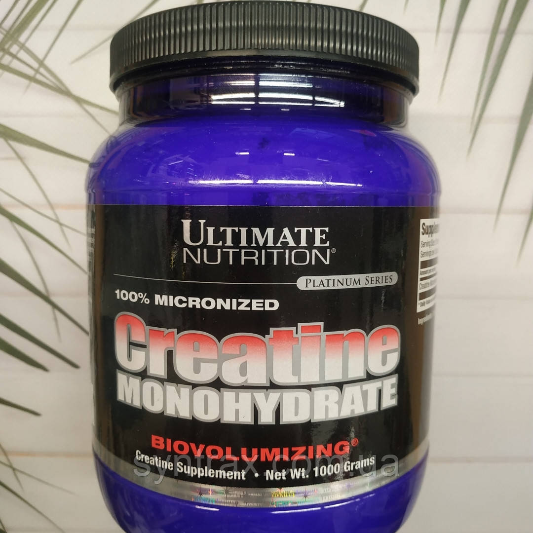 Ultimate Nutrition Creatine Monohydrate 1 kg, креатин моногідрат