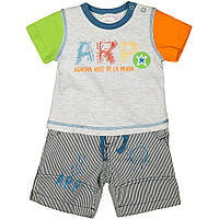 Костюм : Футболка и шорты AGATHA RUIZ DE LA PRADA Agatha baby (7334) Мраморно-серый