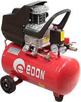 Компресор Edon OAC-25/1000, 1000 Вт, ресивер 25 л, робочий давлениие 8 бар, продуктивність 260 л/хв