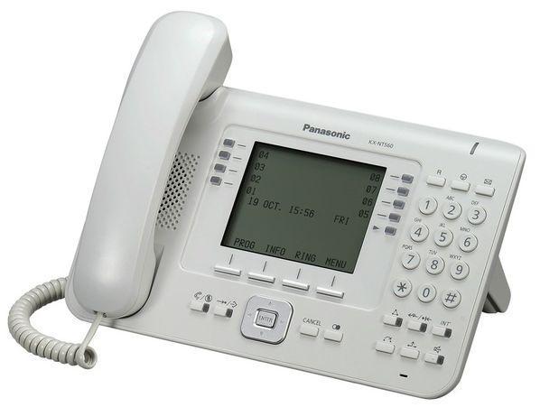 Проводной IP-телефон Panasonic KX-NT560RU White для АТС Panasonic KX-TDE/NCP/NS (KX-NT560RU) - фото 1 - id-p1379534709