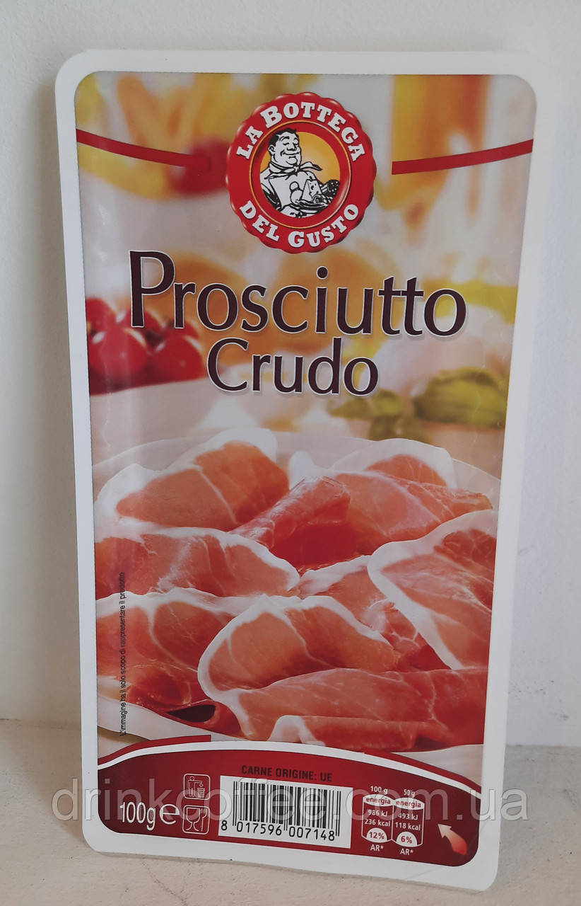 ulto Крудо Prosciutto Crudo La Bottega del gusto 100g Італія