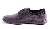 Туфлі чоловічі чорні SLM 029/7-1, фото 4