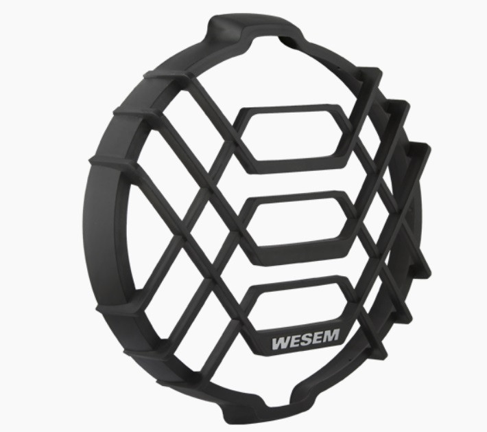 Захисна рашітка на фару Ø 183 мм  Wesem HO2 чорна пластикова