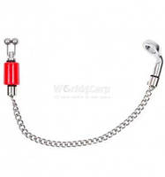 Индикатор поклевки WORLD4CARP MINI HANGER KIT STEEL CHAIN красный