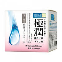 ROHTO Hada Labo Gokujyun Hydrating Light Cream Увлажняющий крем для сияния кожи с гиалуроновой кислотой, 50 г
