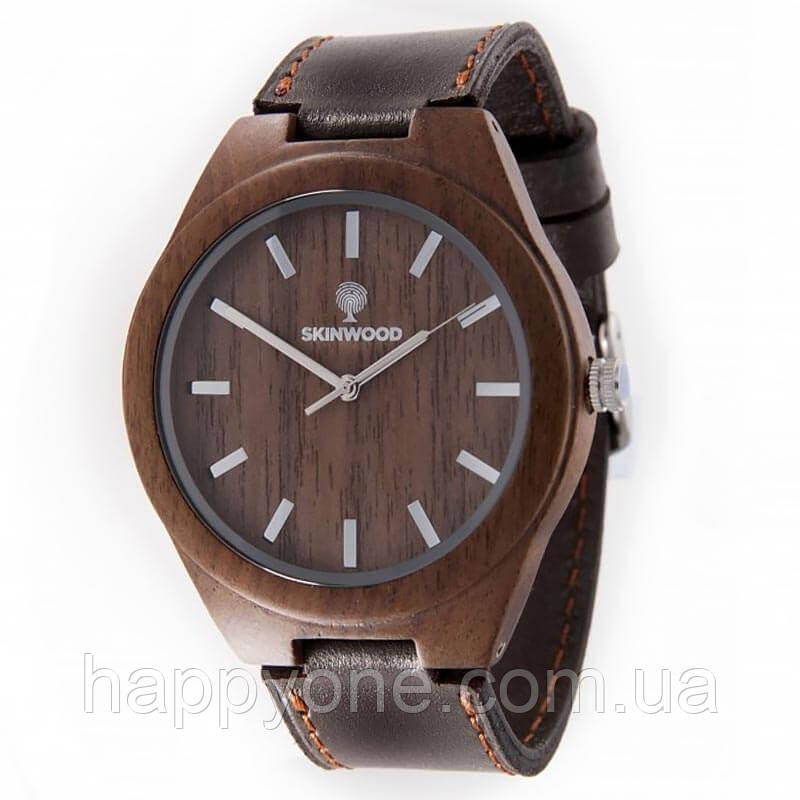 Дерев'яний наручний годинник SkinWood