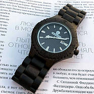 Дерев'яний наручний годинник BlackWood, фото 11